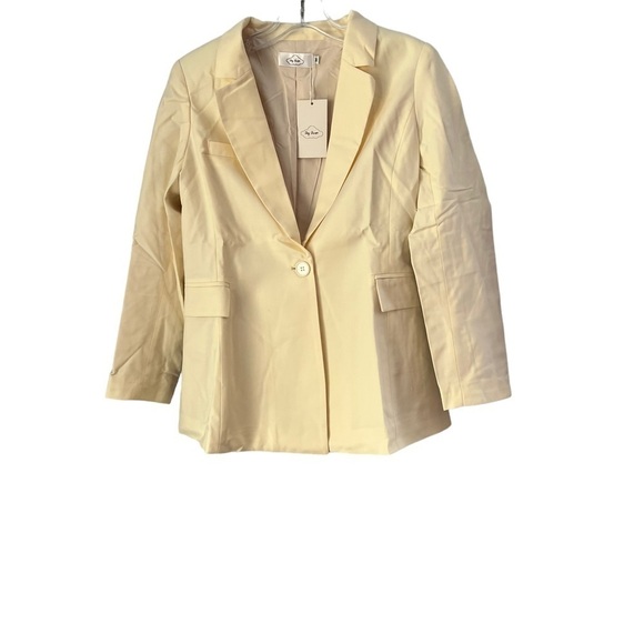 NWT Daydream Ivory One Button Blazer - Picture 4 of 7